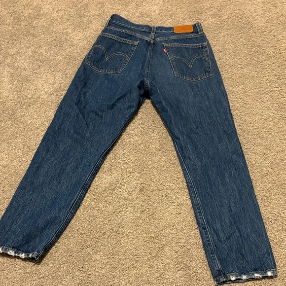 Levi's Classic Blue Denim Jeans 26x26 - Picture 5 of 8